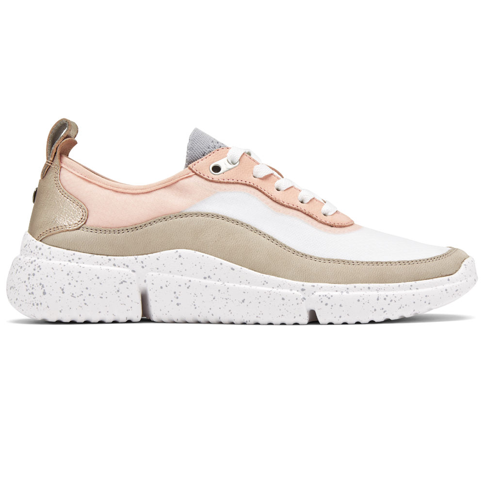 Tenis Rockport Mulher Rosa/Branco - R-Evolution Mesh - 51687QUIC